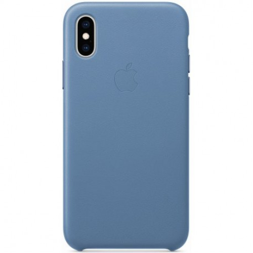 Купить Чехол Apple iPhone XS Leather Case Cornflower (MVFP2)