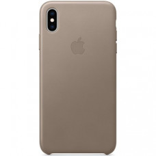 Чехол Apple iPhone XS Max Leather Case Taupe (MRWR2)