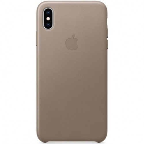 Купить Чехол Apple iPhone XS Max Leather Case Taupe (MRWR2)
