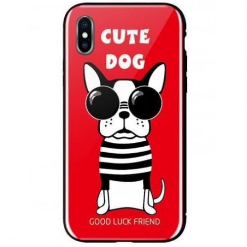 Купить Чeхол WK для Apple iPhone XS (WPC-087) Cute Dog Red
