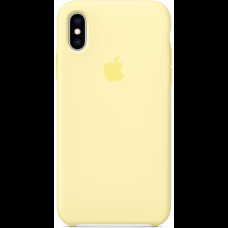 Чехол Apple iPhone XS Silicone Case Mellow Yellow (MUJV2)