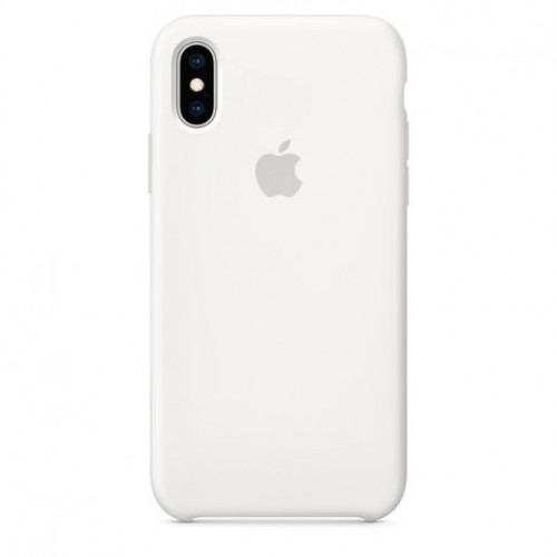 Купить Чехол Apple iPhone XS Silicone Case White (MRW82)