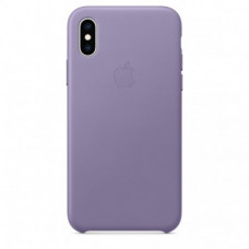 Чехол Apple iPhone XS Leather Case Lilac (MVFR2)