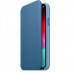 Купить Чехол Apple iPhone XS Leather Folio Cape Cod Blue (MRX02)