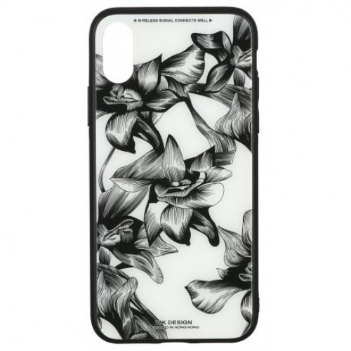 Купить Чeхол WK для Apple iPhone XS Max (WPC-061) Flowers BK/WH