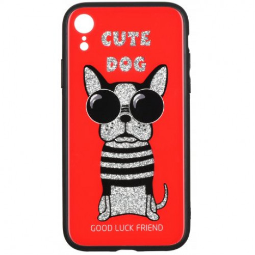 Купить Чeхол WK для Apple iPhone XR (WPC-087) Cute Dog Red