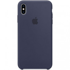 Чехол Apple iPhone XS Max Silicone Case Midnight Blue (MRWG2)