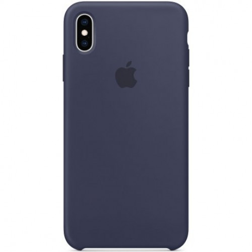 Купить Чехол Apple iPhone XS Max Silicone Case Midnight Blue (MRWG2)