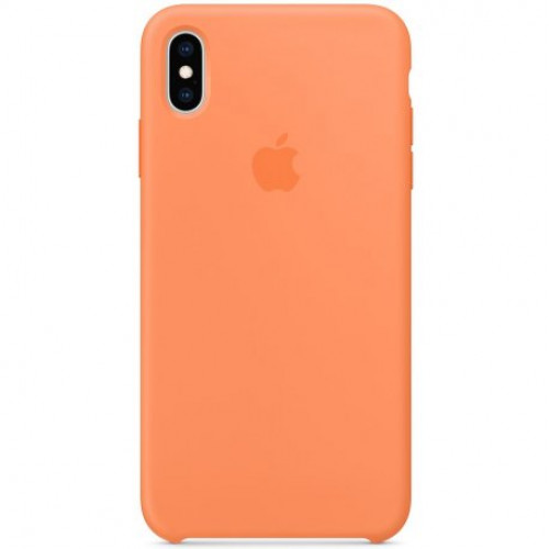 Купить Чехол Apple iPhone XS Max Silicone Case Papaya (MVF72)