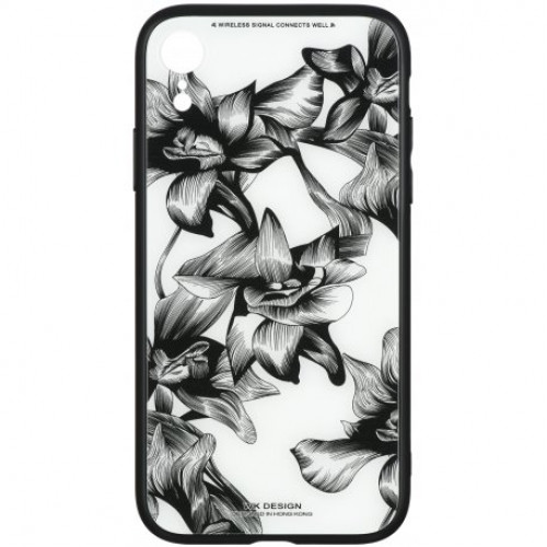 Купить Чeхол WK для Apple iPhone XR (WPC-061) Flowers BK/WH