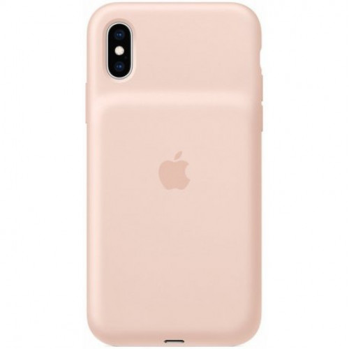 Купить Чехол Apple iPhone XS Smart Battery Case Pink Sand (MVQP2)