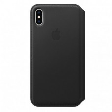 Чехол Apple iPhone XS Max Leather Folio Black (MRX22)