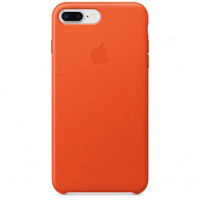 Чехол Apple iPhone 8 Plus/ 7 Plus Leather Case Orange (MRGD2)