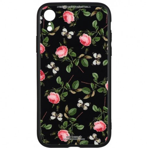 Купить Чeхол WK для Apple iPhone XR (WPC-061) Flowers RD/BK
