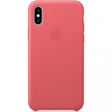 Чехол Apple iPhone XS Leather Case Peony Pink (MTEU2)