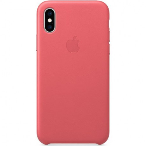 Купить Чехол Apple iPhone XS Leather Case Peony Pink (MTEU2)