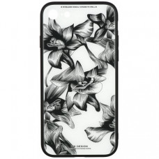 Чeхол WK для Apple iPhone 7/8 (WPC-061) Flowers BK/WH