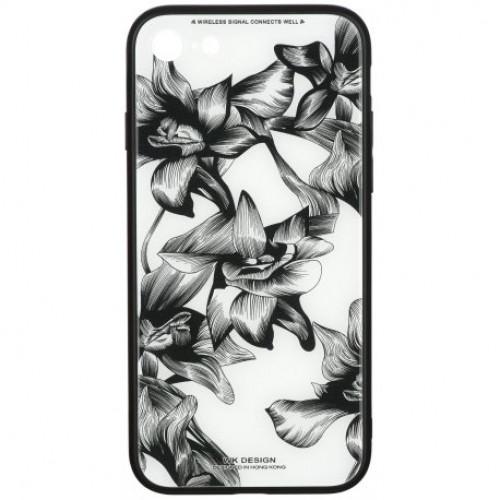 Купить Чeхол WK для Apple iPhone 7/8 (WPC-061) Flowers BK/WH
