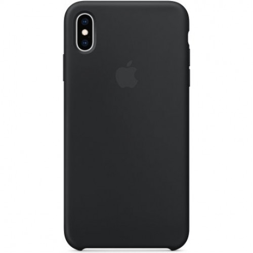 Купить Чехол Apple iPhone XS Max Silicone Case Black (MRWE2)
