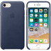 Купить Чехол Apple iPhone 8 Leather Case Midnight Blue (MQH82)