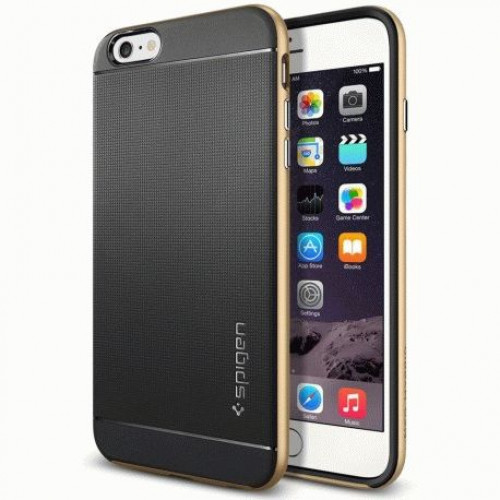 Купить Накладка SGP Case Neo Hybrid для Apple iPhone 6 Plus Champagne Gold (SGP11068)