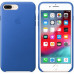 Купить Чехол Apple iPhone 8 Plus/ 7 Plus Leather Case Electric Blue (MRG92)