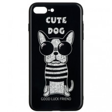 Чeхол WK для Apple iPhone 7 Plus / 8 Plus (WPC-087) Cute Dog Black