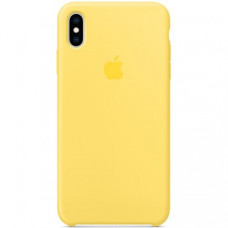 Чехол Apple iPhone XS Max Silicone Case Canary Yellow (MW962)