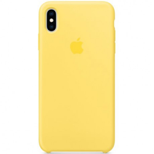 Купить Чехол Apple iPhone XS Max Silicone Case Canary Yellow (MW962)