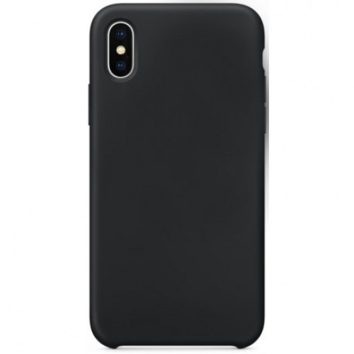 Купить Накладка Silicone Case для Apple iPhone X Black