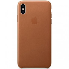 Чехол Apple iPhone XS Max Leather Case Saddle Brown (MRWV2)