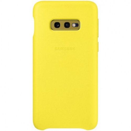 Купить Чехол Leather Case для Samsung Galaxy S10e Yellow (EF-VG970LYEGRU)