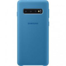 Накладка Silicone Cover для Samsung Galaxy S10 Blue (EF-PG973TLEGRU)
