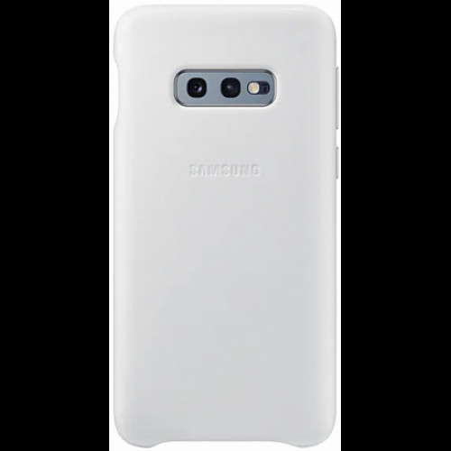 Купить Чехол Leather Case для Samsung Galaxy S10e White (EF-VG970LWEGRU)