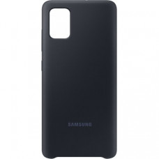 Накладка Silicone Cover для Samsung Galaxy A51 Black (EF-PA515TBEGRU)
