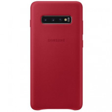 Чехол Leather Case для Samsung Galaxy S10 Plus Red (EF-VG975LREGRU)