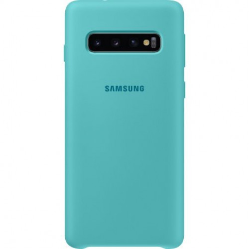 Купить Накладка Silicone Cover для Samsung Galaxy S10 Green (EF-PG973TGEGRU)