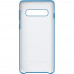 Купить Накладка Silicone Cover для Samsung Galaxy S10 Blue (EF-PG973TLEGRU)