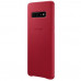 Купить Чехол Leather Case для Samsung Galaxy S10 Plus Red (EF-VG975LREGRU)