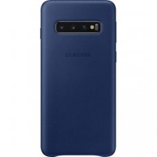 Чехол Leather Case для Samsung Galaxy S10 Navy (EF-VG973LNEGRU)