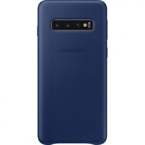 Купить Чехол Leather Case для Samsung Galaxy S10 Navy (EF-VG973LNEGRU)