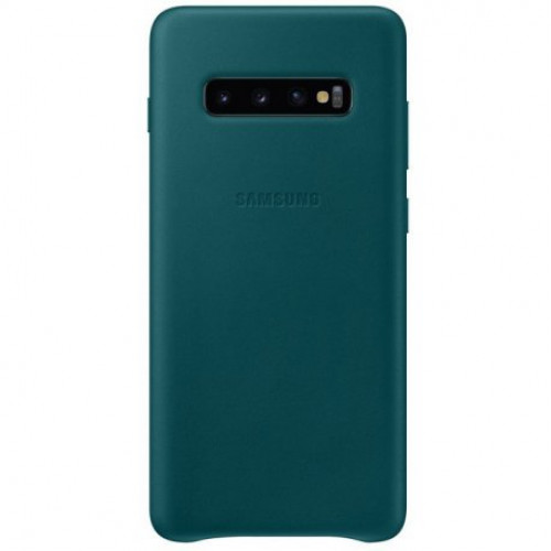 Купить Чехол Leather Case для Samsung Galaxy S10 Plus Green (EF-VG975LGEGRU)