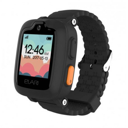 Купить Детские смарт-часы Elari KidPhone 3G с GPS-трекером и видеозвонками Black (KP-3GB)