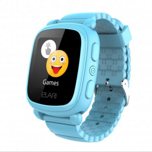 Купить Детские телефон-часы с GPS-трекером Elari KidPhone 2 Blue (KP-2BL)