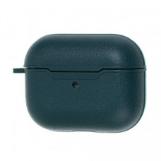 Чехол Leather Imitation TPU Case для Apple AirPods Pro Dark Green