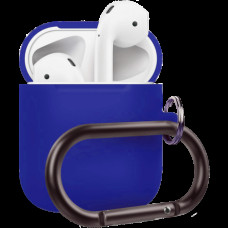 Чехол Silicone Case для Apple AirPods 2 with Carbine Blue