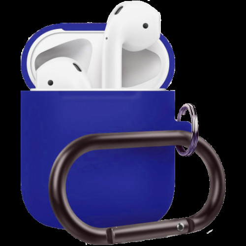 Купить Чехол Silicone Case для Apple AirPods 2 with Carbine Blue
