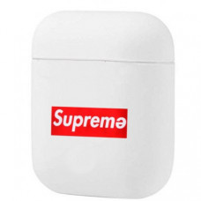 Чехол Ultra Slim Silicone Case для Apple AirPods Supreme White