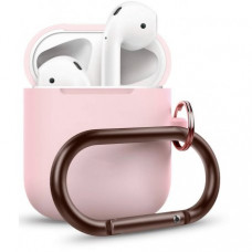 Чехол Silicone Case для Apple AirPods 2 with Carbine Pink Sand