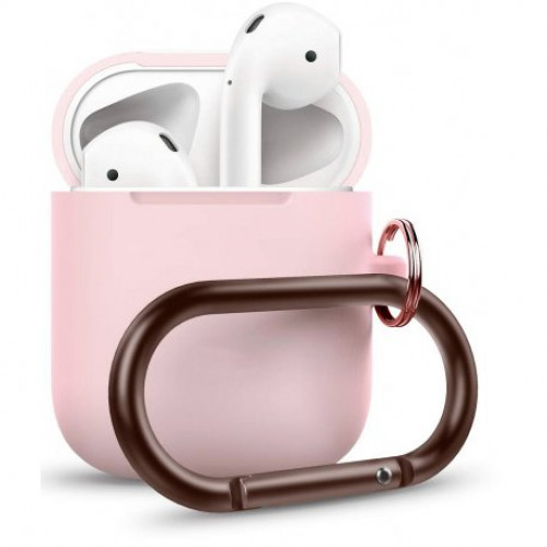 Купить Чехол Silicone Case для Apple AirPods 2 with Carbine Pink Sand